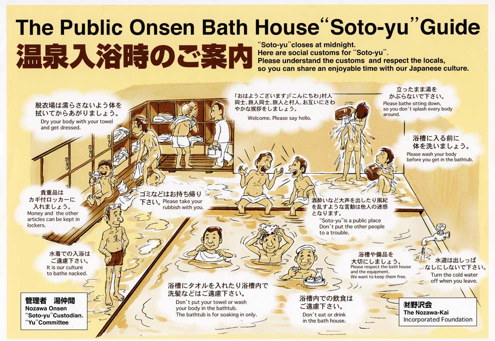 Onsen manners