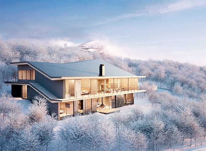 Upcoming new Niseko real estate development in Hanazono