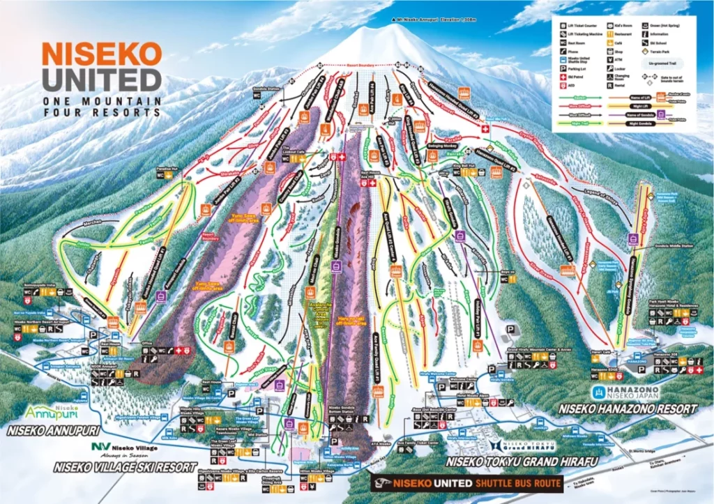 Niseko United Trail Map