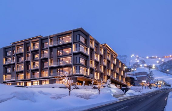 Sansui, a newly built real estate development in Niseko resort