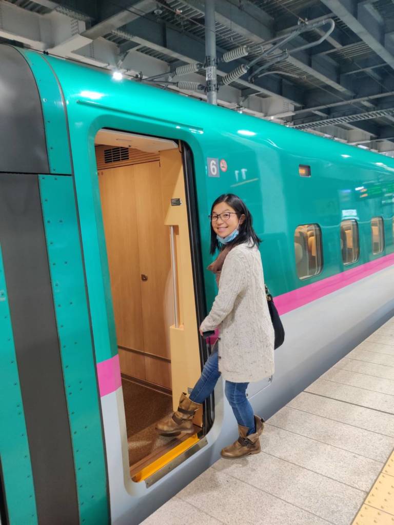 Travelling to Niseko by Shinkansen