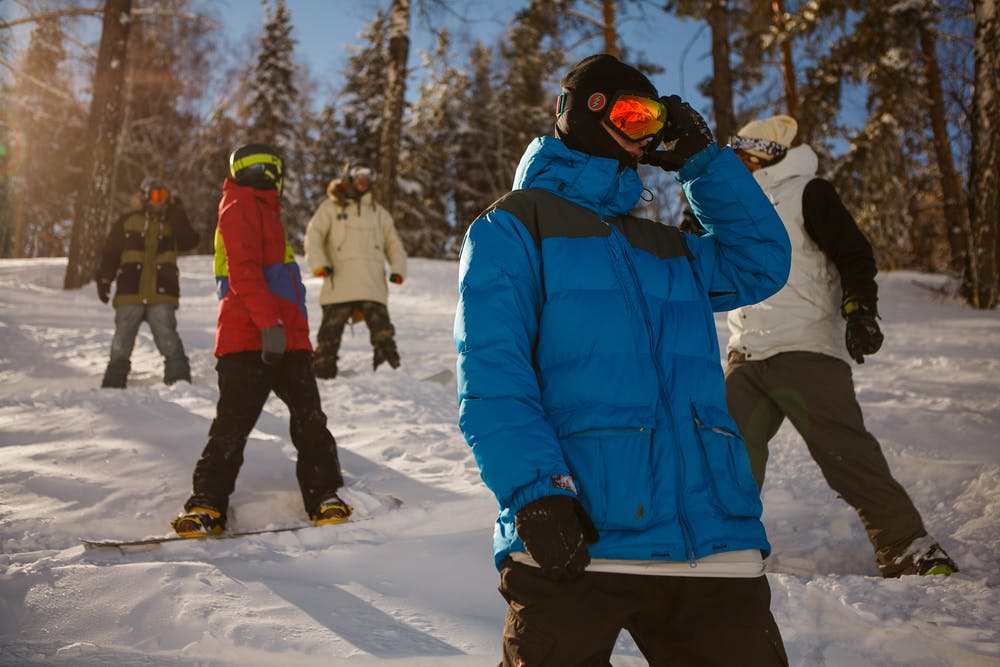 Snowboarders and skiers must wear snow appropriate clothing